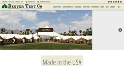 Desktop Screenshot of denvertent.com